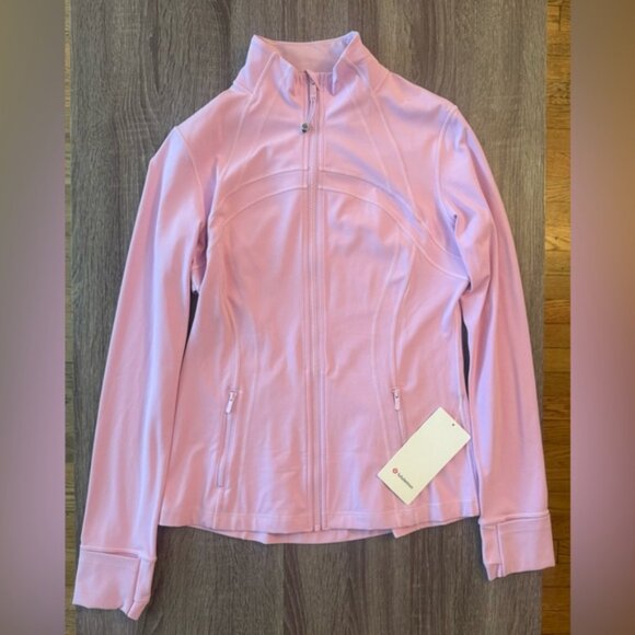 New with tags Lululemon Define Jacket Nulu. Light Pink. Vita Pink. Size 10. - Picture 6 of 14